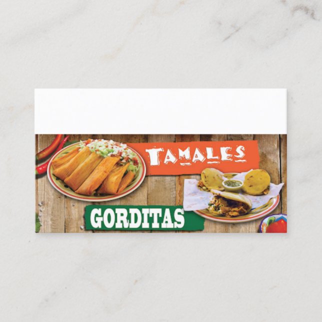 Tamales Y Gorditas Business Card (Front)
