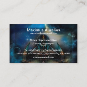 Tamalin 5 Science Fiction Artwork Business Card