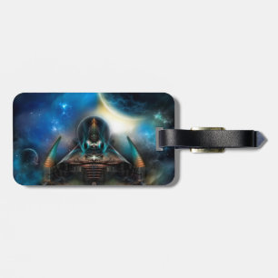 Tamalin 5 Science Fiction Fractal Artwork Luggage Tag