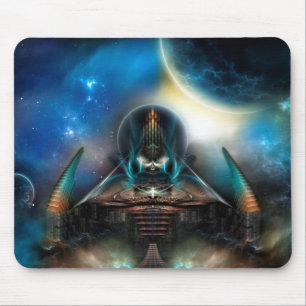 Tamalin 5 Science Fiction Fractal Artwork Mouse Pad