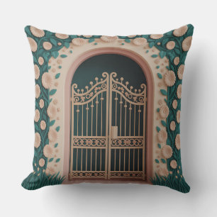 Taman Gate Relief 3D Batik Motif Cushion