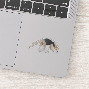 Tamandua cartoon illustration 