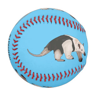 Tamandua cartoon illustration baseball