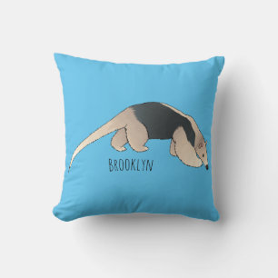 Tamandua cartoon illustration cushion