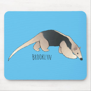 Tamandua cartoon illustration mouse pad