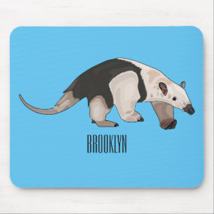 Tamandua cartoon illustration mouse pad
