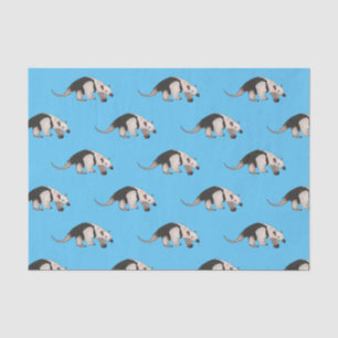 Tamandua cartoon illustration tissue paper