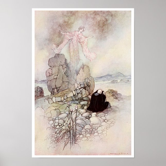 Tamano The Fox Maiden by Warwick Goble    Poster (Front)