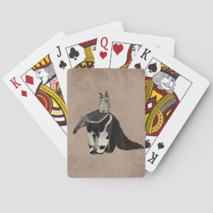 TAMANUA & STRIPED OWL PLAYING CARDS