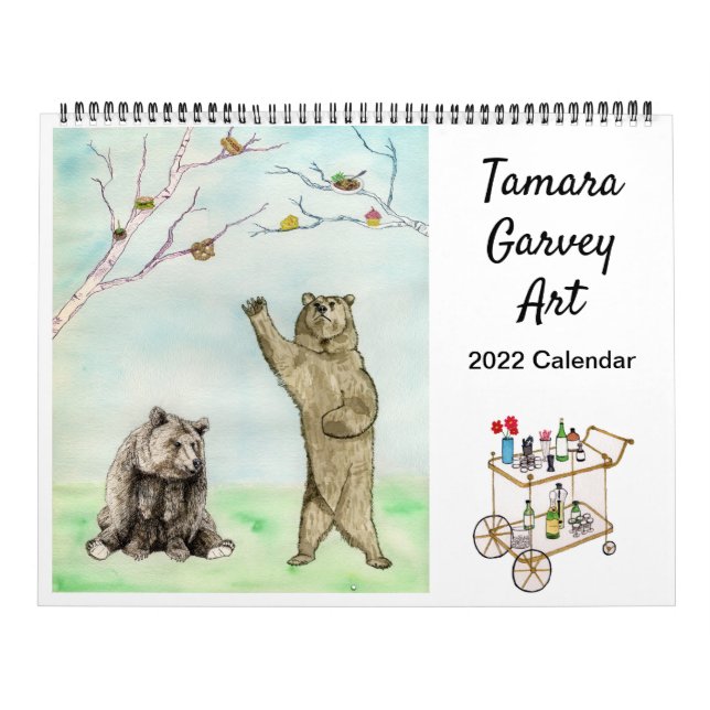 Tamara Garvey Art - 2022 Calendar (Cover)