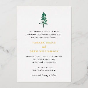 Tamara Pine Tree Modern Wedding