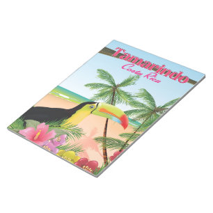 Tamarindo Costa Rica beach holiday poster Notepad