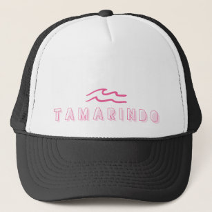 Tamarindo Costa Rica Pink Wave Trucker Hat