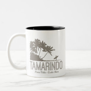 Tamarindo Costa Rica Surfers Beach Two-Tone Coffee Mug