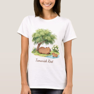 Tamarisk Rest Capybara Botanical Bible Shirt – Cut