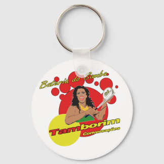 Tamborim Batucada de Samba Key Ring