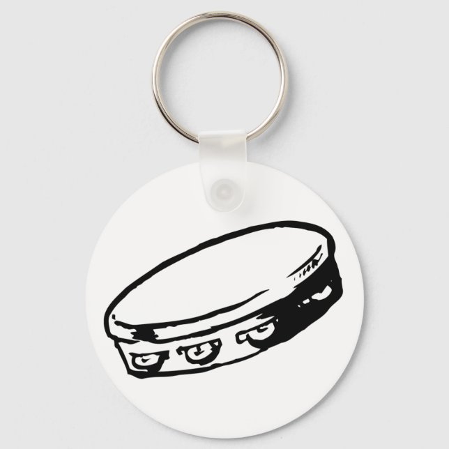 Tambourine Keychain (Front)