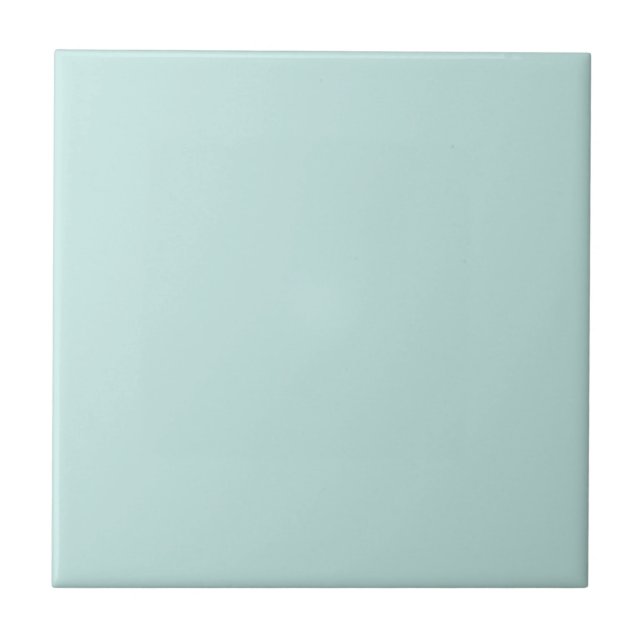 Tamed Teal Turquoise Square Kitchen and Bathroom Ceramic Tile (Front)