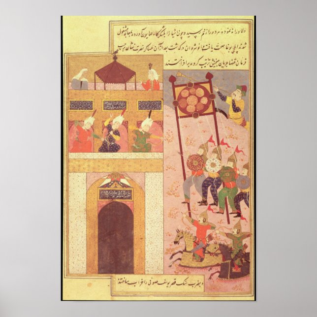 Tamerlane  Besieging Urganj Poster (Front)
