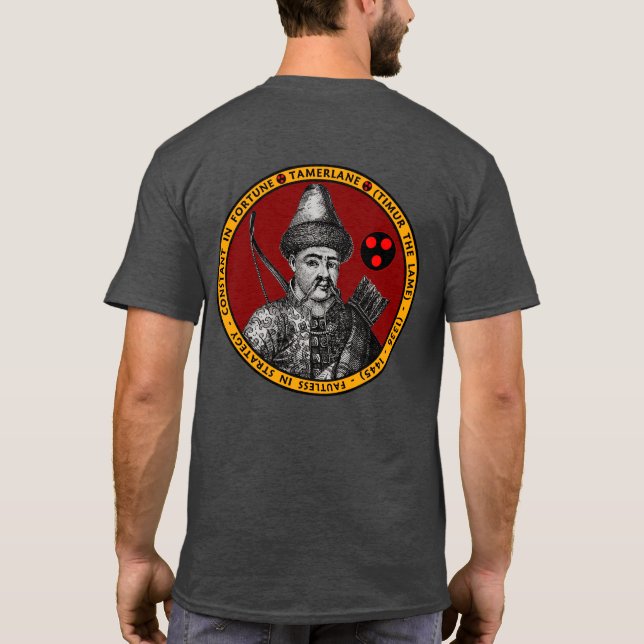 Tamerlane Portrait Seal Shirt (Back)