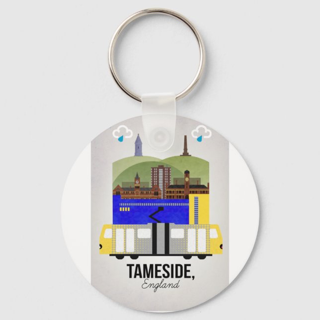 Tameside Key Ring (Front)