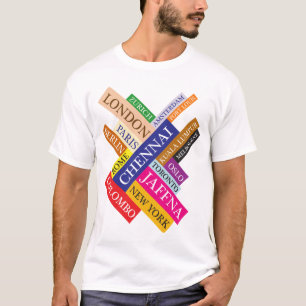 Tamil Cities in The World T-Shirt