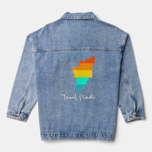 Tamil Nadu, Proud Indian State Of Origin Clothing  Denim Jacket
