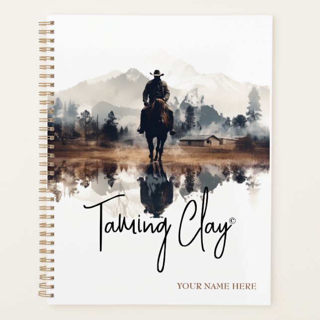 Taming Clay© Daily/Monthly Planner (Front)