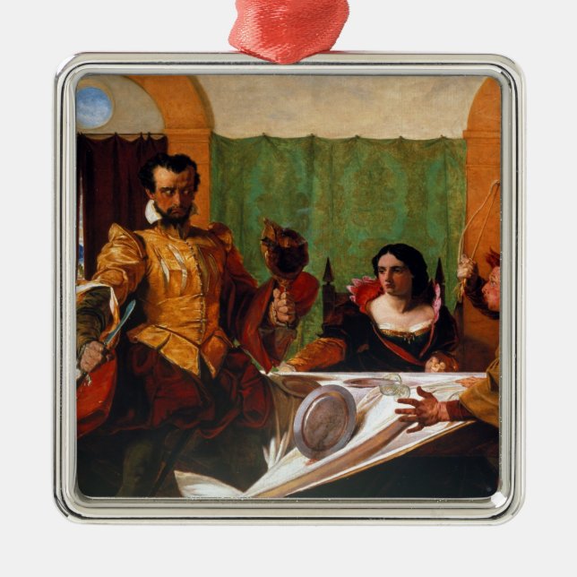 Taming of the Shrew Metal Tree Decoration (Front)