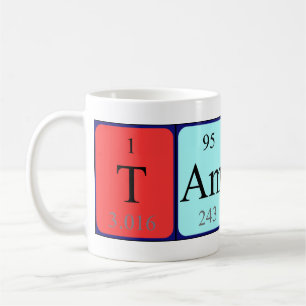 Tamino periodic table name mug