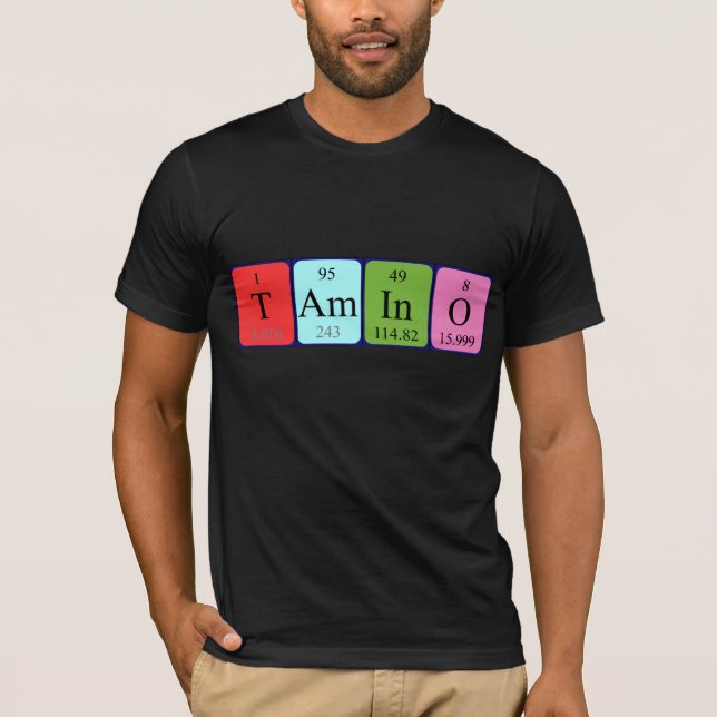 Tamino periodic table name shirt (Front)