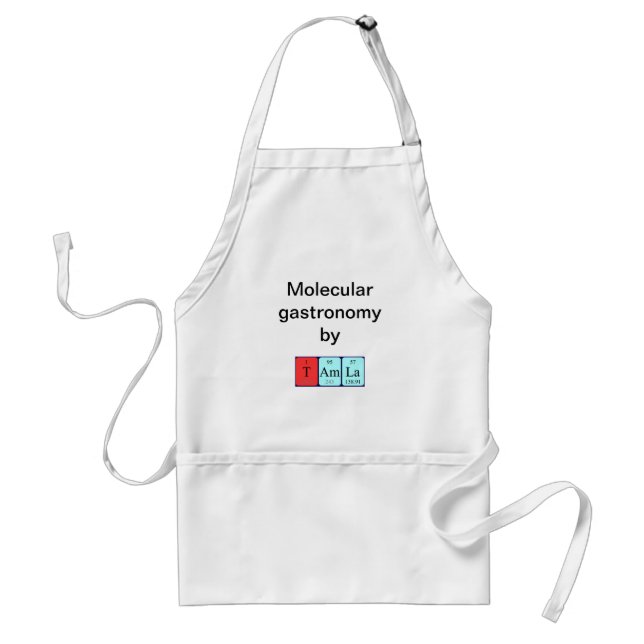 Tamla periodic table name apron (Front)