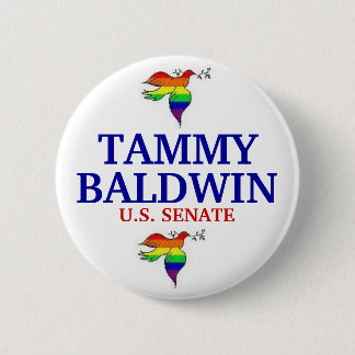 Tammy Baldwin FOR SENATE 6 Cm Round Badge