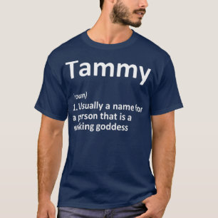 TAMMY Definition Personalised Name Funny Gift T-Shirt
