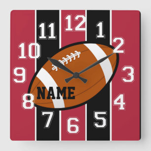 Tampa Bay Colours Football Wall Clock