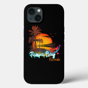 Tampa Bay Florida Beach Summer Vacation Palm Trees iPhone 13 Case