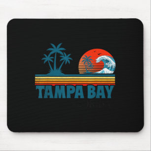Tampa Bay Florida Beach Tropical Sunset Palm Tree Mouse Pad