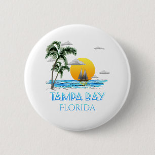 Tampa Bay Florida Sailing 6 Cm Round Badge