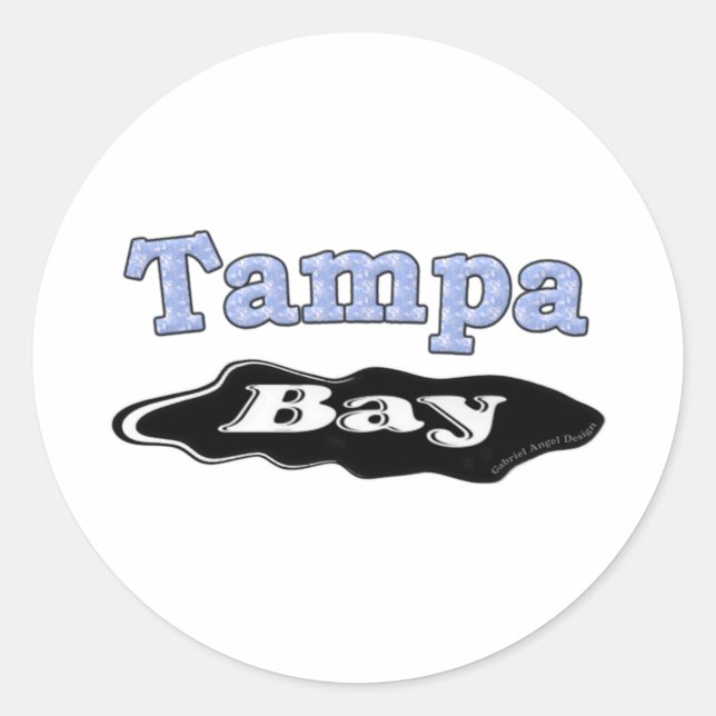 Tampa Bay Oil Spill Classic Round Sticker (Front)