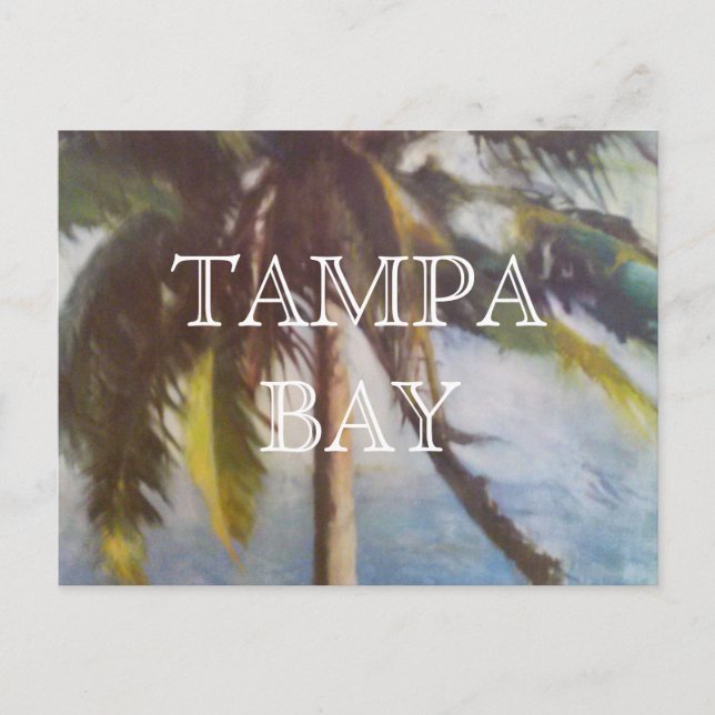 Tampa Bay Palm Tree Postcard (Front)