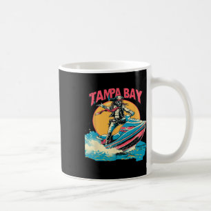 Tampa Bay Pirate Florida Jetski Boating Funny Gasp Coffee Mug