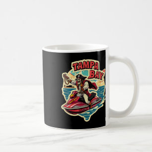 Tampa Bay Pirate Florida Jetski Boating Funny Gasp Coffee Mug