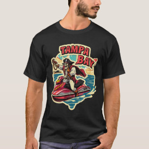 Tampa Bay Pirate Florida Jetski Boating Funny Gasp T-Shirt