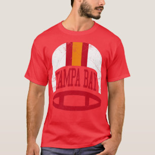 Tampa Bay Retro Helmet Orange T-Shirt
