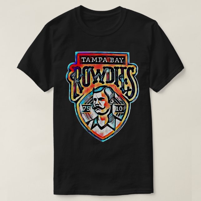 Tampa Bay Rowdies Soccer T-Shirt (Design Front)