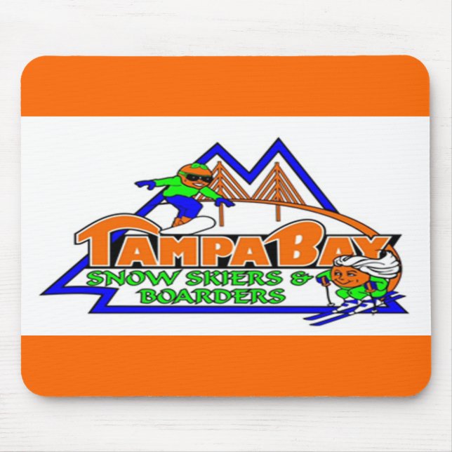 Tampa Bay Snow Skiers and Boarders Mousepad (Front)