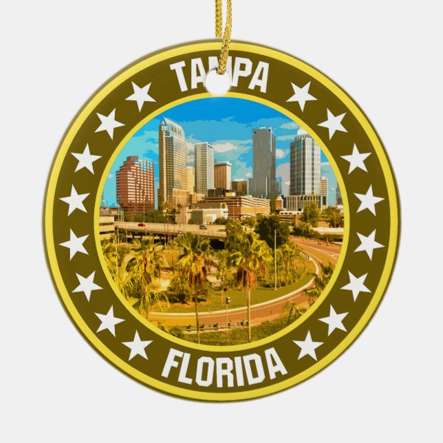 Tampa                                              ceramic ornament (Front)