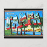 Tampa city Vintage Postcard<br><div class="desc">TAMPA Greetings from Tampa city Vintage Postcard vintage , deco , retro , travel , vintage images , retro images , vintage illustrations , tampa travel , greetings from tampa city , tampa , victorian , victorian images , vintage graphics , vintage retro , popular , décor styles , retro...</div>