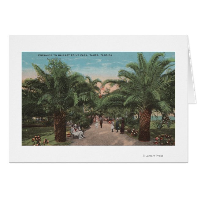 Tampa, FL - View of Ballast Point Park Entrance (Front Horizontal)