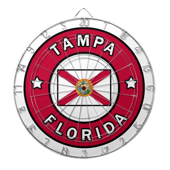 Tampa Florida Dartboard (Front)